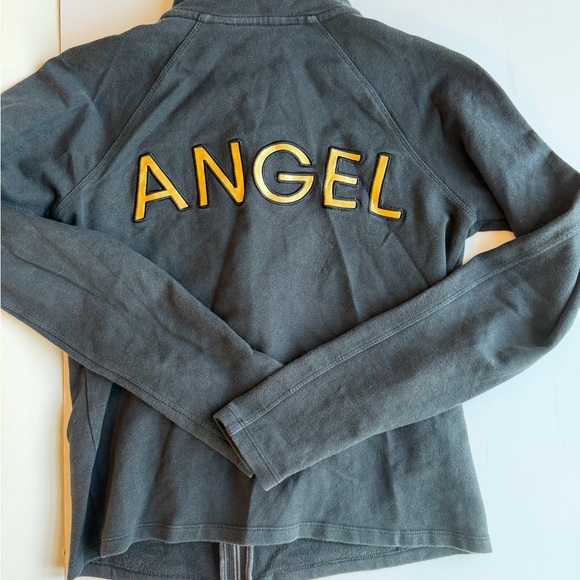 Victoria's Secret “Angel” Black and Gold Zip-Up Jacket - Picture 3 of 7